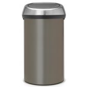 Brabantia Touch Bin pojemnik na odpady 60 l grafit/chrom 402463