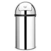 Brabantia Push Bin pojemnik na odpady 60 l stal polerowana 402623