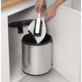 Brabantia de luxe kosz na śmieci 15 l szafkowy stal polerowana 418181