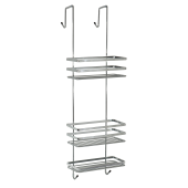 Hyggli Inox półka prysznicowa 25x12,1x79,1 cm zawieszana na kabinę stal 50-112