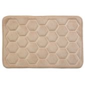 Hyggli Rock dywanik łazienkowy 60x40 cm prostokątny beżowy 70-116