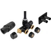 Ferro zestaw termostatyczny czarny ZTT30BL