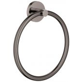 Grohe Essentials wieszak na ręcznik 18 cm okrągły hard graphite 40365A01