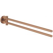 Grohe Essentials wieszak na ręcznik podwójny brushed warm sunset 40371DL1