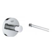 Zestaw Grohe Essentials wieszaki na ręcznik 2 szt chrom (40364001, 40371001)