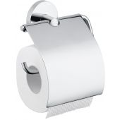 Hansgrohe Logis uchwyt na papier toaletowy z pokrywą chrom 40523000