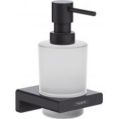 Hansgrohe AddStoris dozownik do mydła 200 ml ścienny szkło/czarny mat 41745670