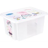 Keeeper Karolina pojemnik do przechowywania 15 l Peppa transparent 1223600119400