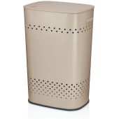 Kela Malaga kosz na bieliznę i pranie 60 l beżowy KE-23968