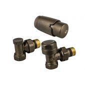 KFA Armatura Komfort Pro zestaw termostatyczny kątowy miedź 757-130-19-BL
