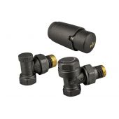 KFA Armatura Komfort Pro zestaw termostatyczny grafit 757-130-61-BL