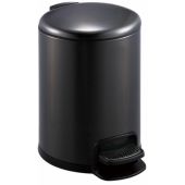 Stella kosz na śmieci 8 l pedałowy czarny 20.20108-MB