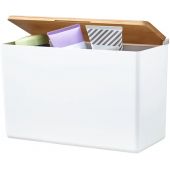 Tesa Baboo pojemnik łazienkowy bambus/biały mat 40524-00000-00