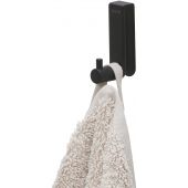 Tiger Rhino wieszak na ręcznik haczyk na kabinę prysznicową czarny mat 800723