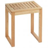 Wenko Norway taboret łazienkowy 2w1 brązowy 20351100