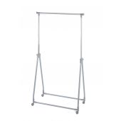 Wenko stojak do wieszania ubrań z kółkami srebrny 4364100100