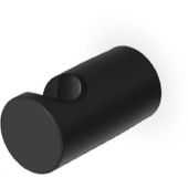 Zucchetti uchwyt prysznicowy głęboki czarny mat Z93792.N1