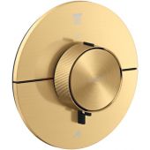 Axor ShowerSelect ID bateria wannowo-prysznicowa podtynkowa z termostatem złoty optyczny szczotkowany 36750250