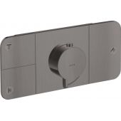 Axor One moduł prysznicowy podtynkowy termostatyczny czarny chrom szczotkowany 45713340