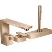 Axor Edge bateria wannowo-prysznicowa nawannowa czerwony złoty polerowany 46431300