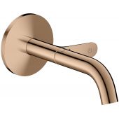 Axor One bateria umywalkowa podtynkowa czerwony złoty polerowany 48180300