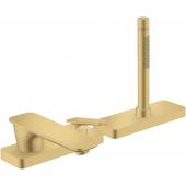 Axor Citterio C bateria wannowo-prysznicowa nawannowa złoty optyczny szczotkowany 49430250