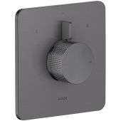 Axor Citterio C bateria wannowo-prysznicowa podtynkowa czarny chrom szczotkowany 49451340