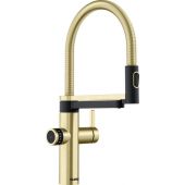 Blanco Evol-S Pro bateria kuchenna stojąca z podłączeniem do filtra wody satin gold 527430