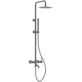 Balneo Cascade zestaw prysznicowy ścienny z deszczownicą gunmetal H0301070505
