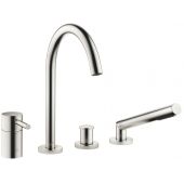 Dornbracht Meta bateria wannowo-prysznicowa 4-otworowa platyna szczotkowana 27632661-06