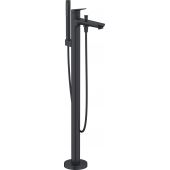 Duravit Wave bateria wannowo-prysznicowa wolnostojąca czarny mat WA5250000046