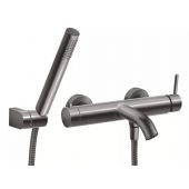 Ferro Ciriculus bateria wannowo-prysznicowa ścienna gun metal BCK11GM