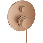 Grohe Essence bateria wannowo-prysznicowa podtynkowa brushed warm sunset 24092DL1