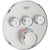 Grohe Grohtherm SmartControl bateria wannowo-prysznicowa podtynkowa termostatyczna stal nierdzewna 29121DC0