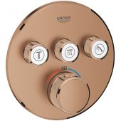 Grohe Grohtherm SmartControl bateria wannowo-prysznicowa podtynkowa termostatyczna brushed warm sunset 29121DL0