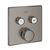 Grohe Grohtherm SmartControl bateria wannowo-prysznicowa podtynkowa termostatyczna brushed hard graphite 29124AL0