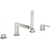 Grohe Plus bateria wannowo-prysznicowa nawannowa stal nierdzewna 29307DC3