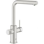 Grohe Blue Pure Minta bateria kuchenna z podłączeniem do filtra wody stal 30601DC0