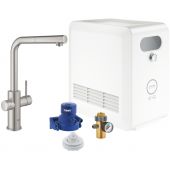 Grohe Blue Professional zestaw startowy z baterią kuchenną stal nierdzewna 31326DC2