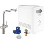 Grohe Blue Professional zestaw startowy z baterią kuchenną stal nierdzewna 31347DC3