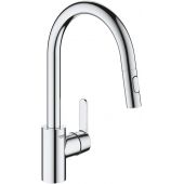 Grohe Get bateria kuchenna stojąca z wyciąganą wylewką chrom 31484001