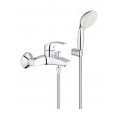 Grohe Eurosmart bateria wannowo-prysznicowa ścienna chrom 3330220A