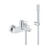 Grohe Lineare bateria wannowo-prysznicowa ścienna chrom 33850001