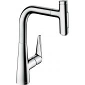 Hansgrohe Talis Select M51 bateria kuchenna stojąca z wyciąganą wylewką chrom 73868000