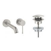 Zestaw Grohe Essence bateria umywalkowa podtynkowa z korkiem SuperSteel (19408DC1, 65807DC0)