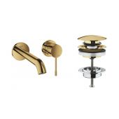 Zestaw Grohe Essence New bateria umywalkowa podtynkowa z korkiem Cool Sunrise (19408GL1, 65807GL0)