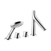 Axor Starck Organic bateria wannowo-prysznicowa 4-otworowa termostatyczna chrom 12426000