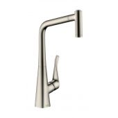 Hansgrohe Metris M71 bateria kuchenna stojąca stalowa 14820800