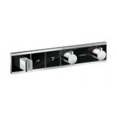 Hansgrohe RainSelect bateria wannowo-prysznicowa podtynkowa termostatyczna czarny/chrom 15355600