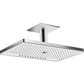 Hansgrohe Rainmaker Select deszczownica 46x30 cm z ramieniem sufitowym biały/chrom 24006400